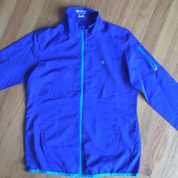 Lightweight blue champion windbreaker - Picture 2 of 4